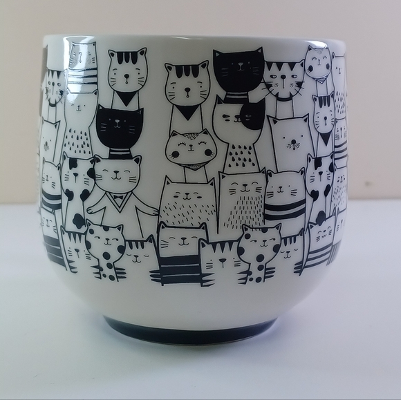 Ma Maison Black & White Cats Coffee Mug Tea Cup Kitty Cats Cat Lover - Picture 4 of 7